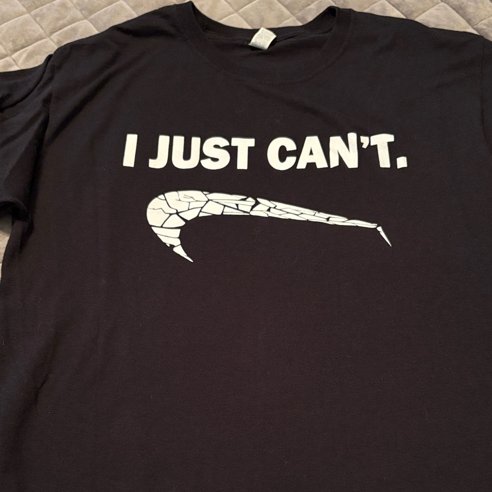 Nike Black Graphic Tee medium